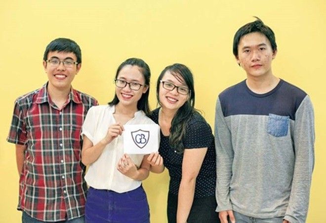 Việt Hùng, Phương Uyên, Khánh Thy, Đình An (từ trái qua).