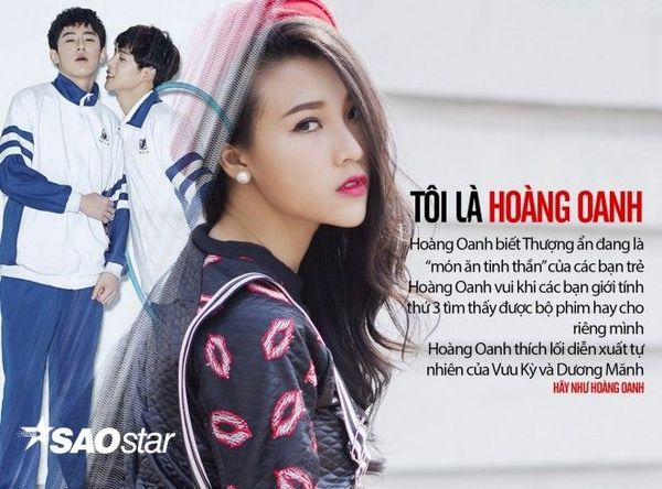 MC Hoàng Oanh vui khi những người bạn của mình tìm được "món ăn tinh thần" thú vị.